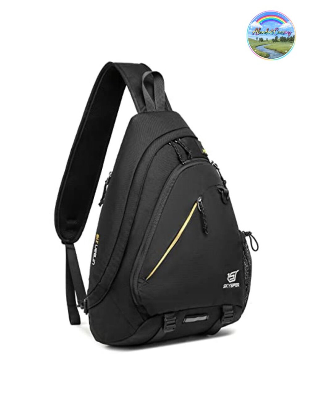 Sling Laptop Bag up to 13 Inch 18L Crossbody Sling Backpack Water Resistant